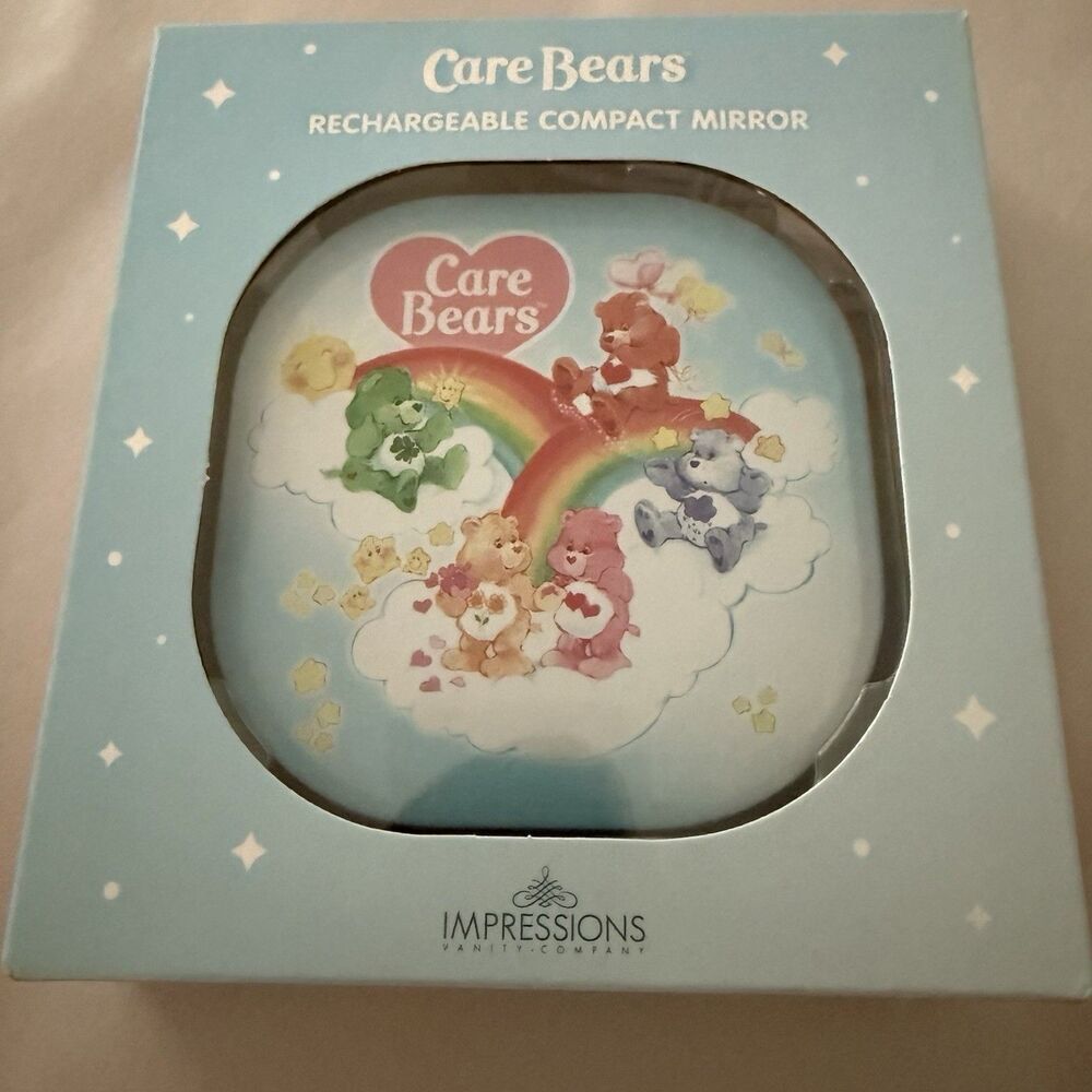 Care Bears Rechargeable Compact Mirror By Impressions New In Box